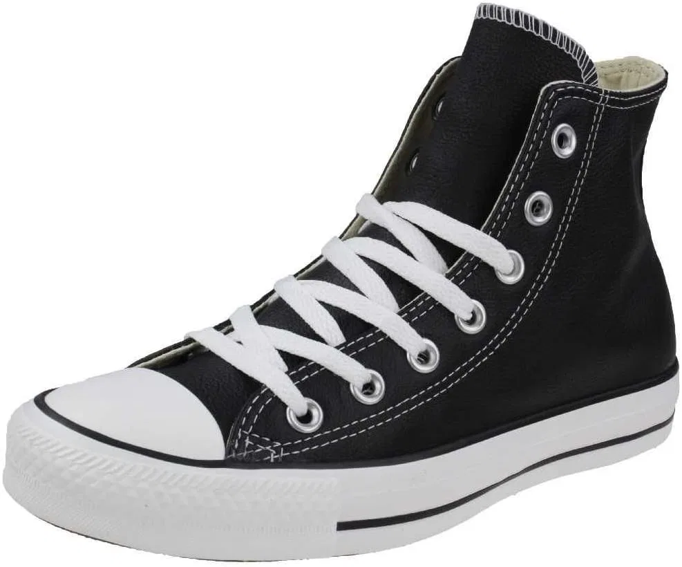 Кроссовки Converse Chuck Taylor All Star Leather TG 44, артикул 132170C, черные, размер 44