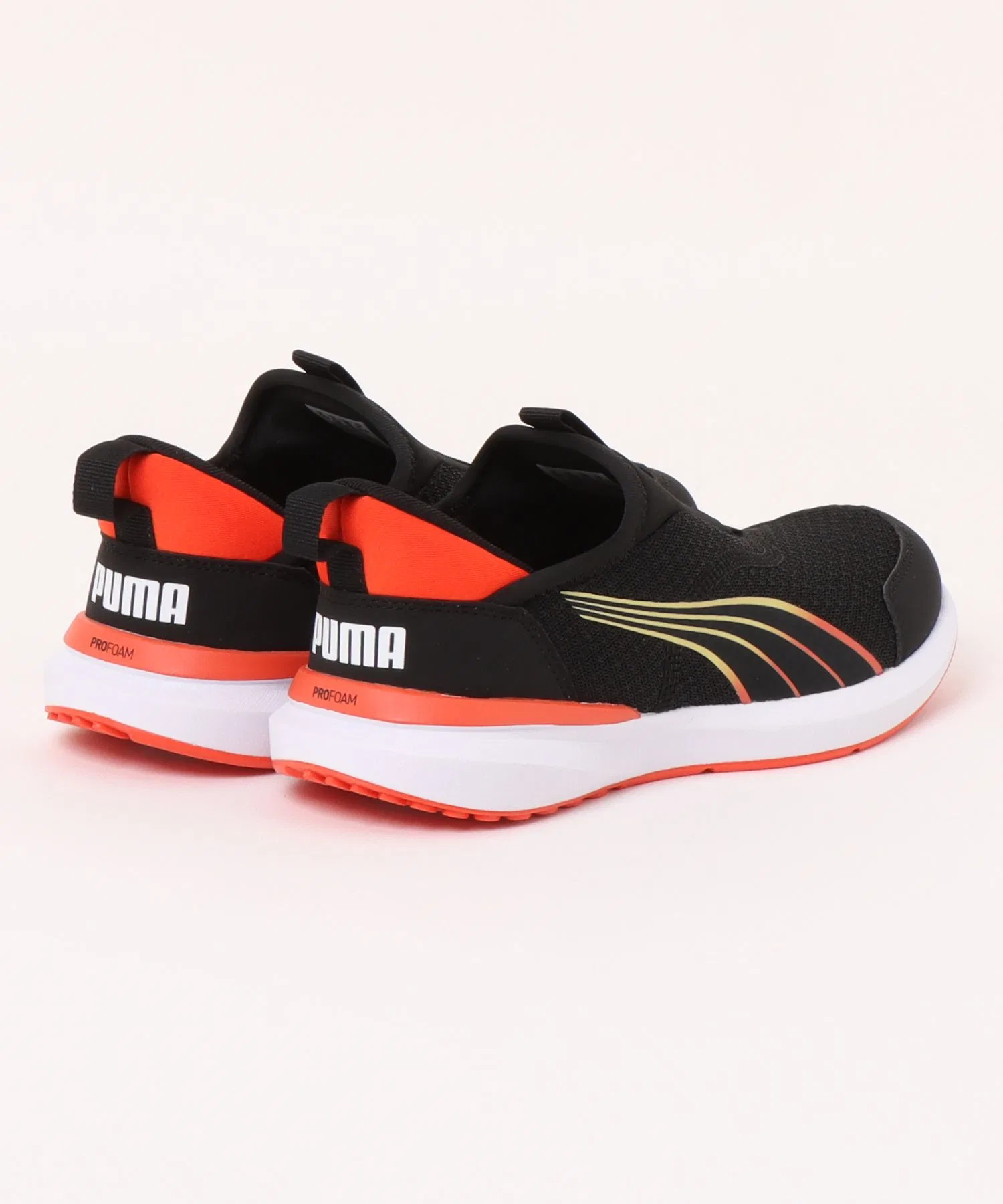 Женские/Детские кроссовки PUMA KRUZ PROFOAM EASE IN сланцевые красно-чёрные — фото 2