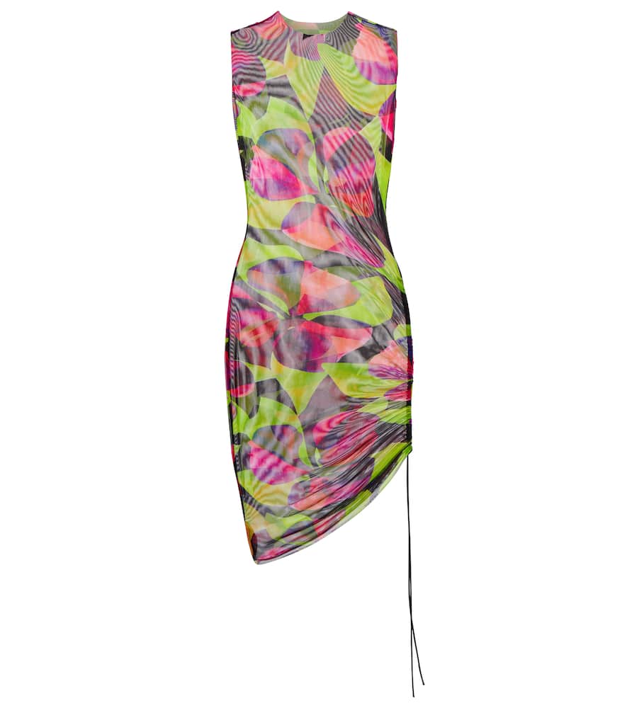 

Расписное плиссированное мини-платье Louisa Ballou, Print 2