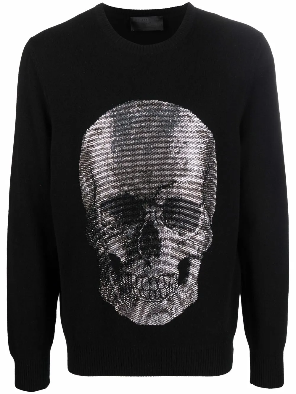 

Кашемировый свитер Iconic Skull Philipp Plein, черный