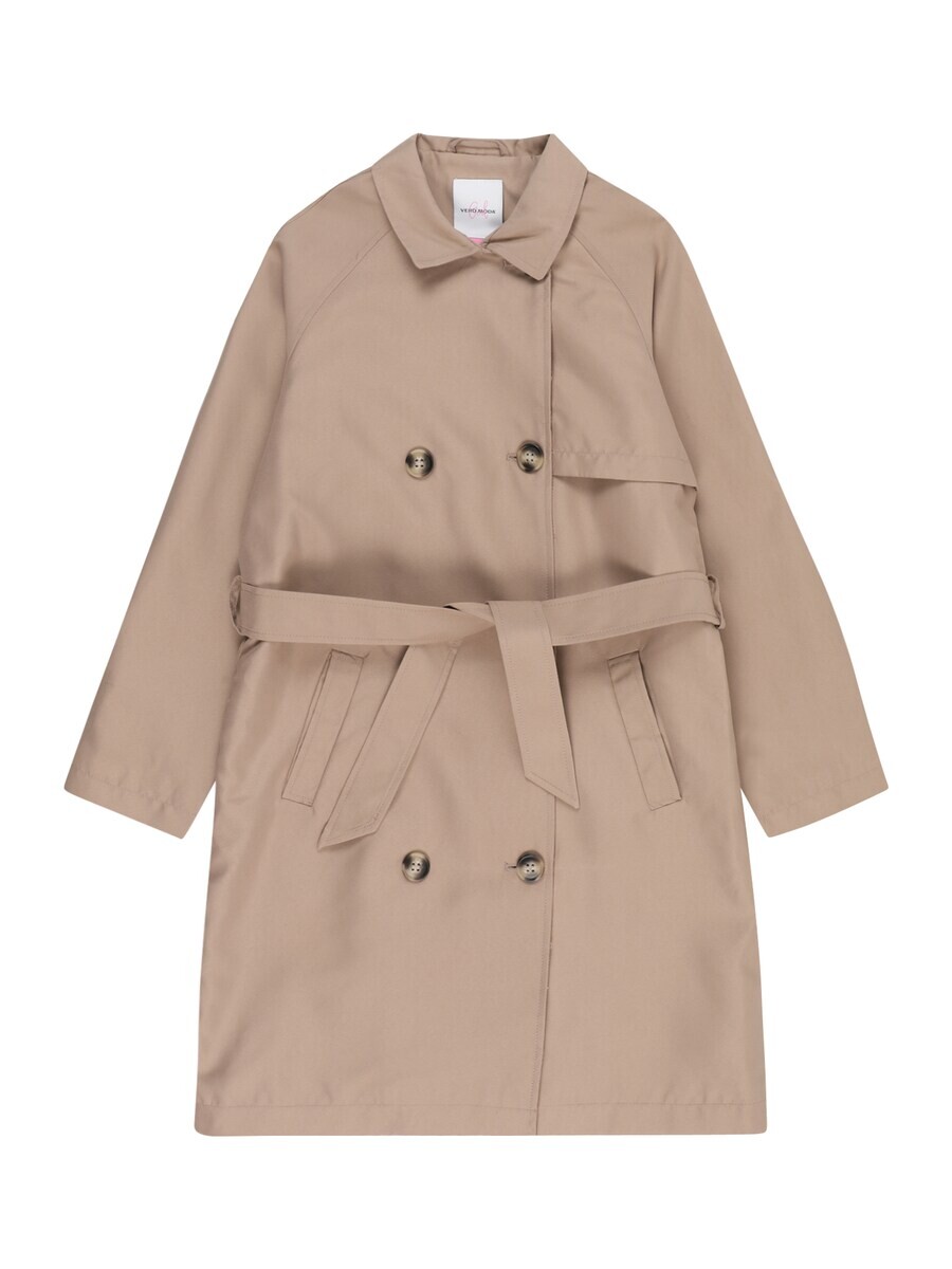 

Пальто Vero Moda Girl Coat Doreen, темно-бежевый