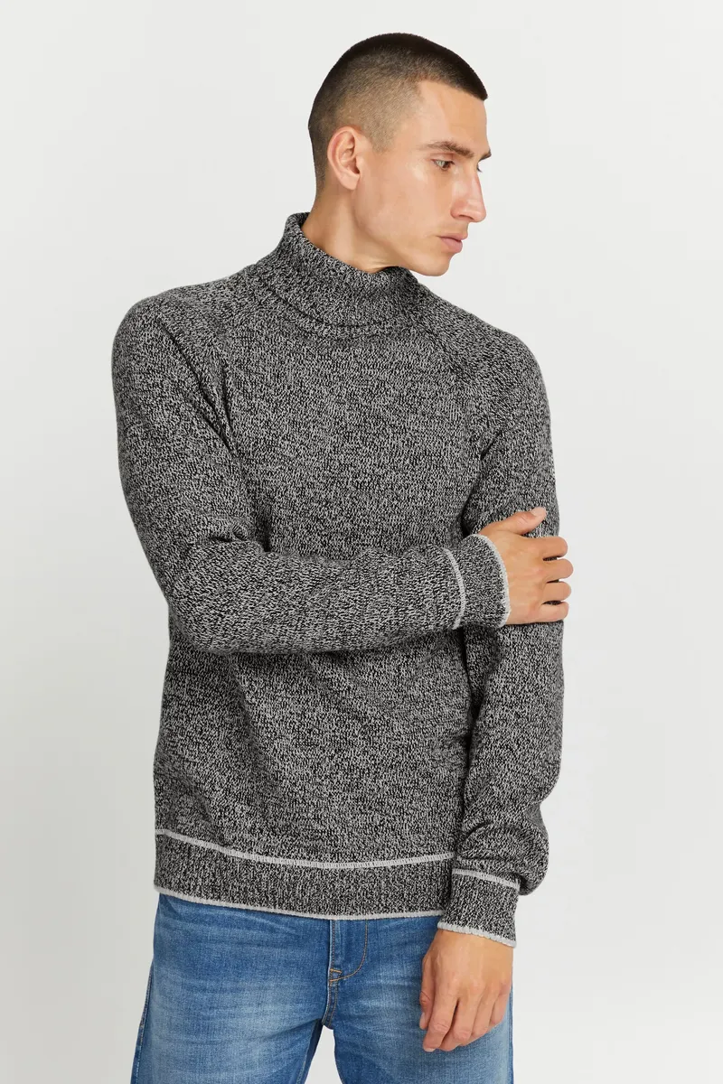

Свитер с высоким воротником из смесового материала "BLEND BHPullover", кремовый