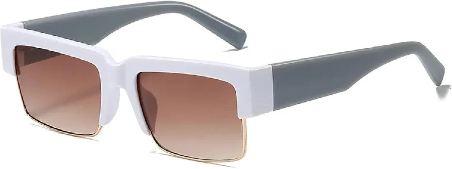 

Солнцезащитные очки с защитой UV400 | Цветные линзы | Легкая оправа | Для женщин и мужчин | Для занятий спортом на открытом воздухе и вождения DSVIGF, White