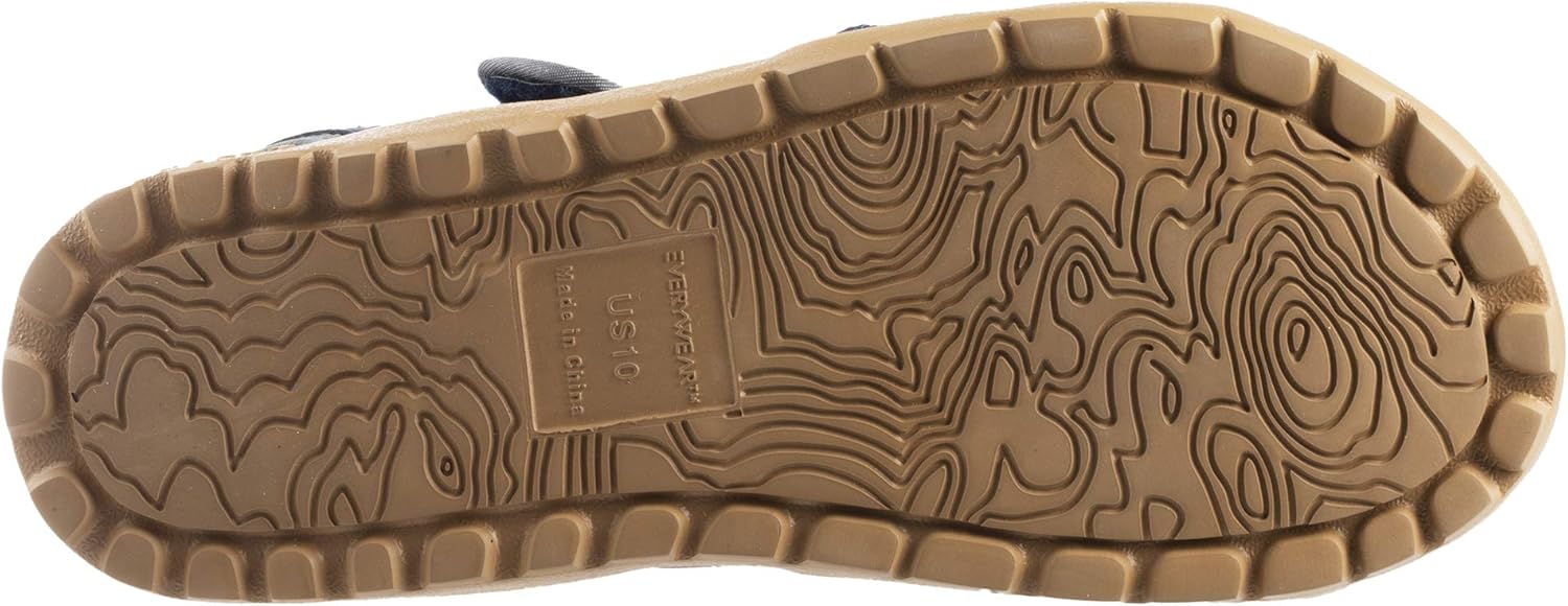Мужские сандалии Acorn Everywear Grafton, легкие с амортизирующей стелькой и мягкими регулируемыми кожаными ремешками, синий — фото 2