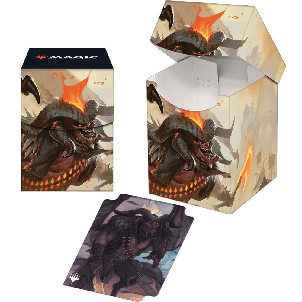 

Карточная игра Ultra Pro MtG 100+ Deck Box: Outlaws of Thunder Junction - Rakdos, the Muscle
