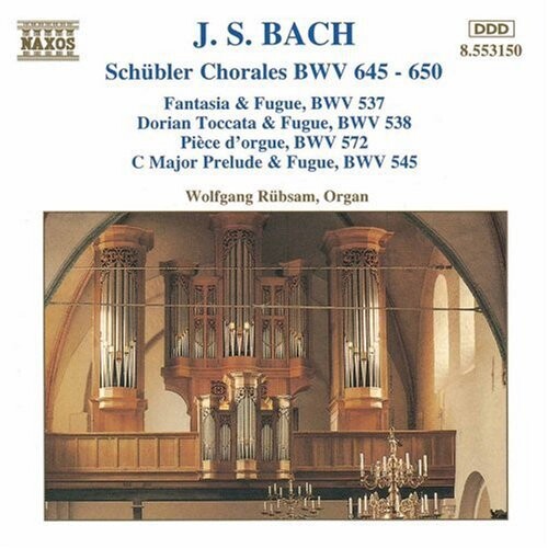 

CD диск Bach / Rubsam: Schubler Chorales