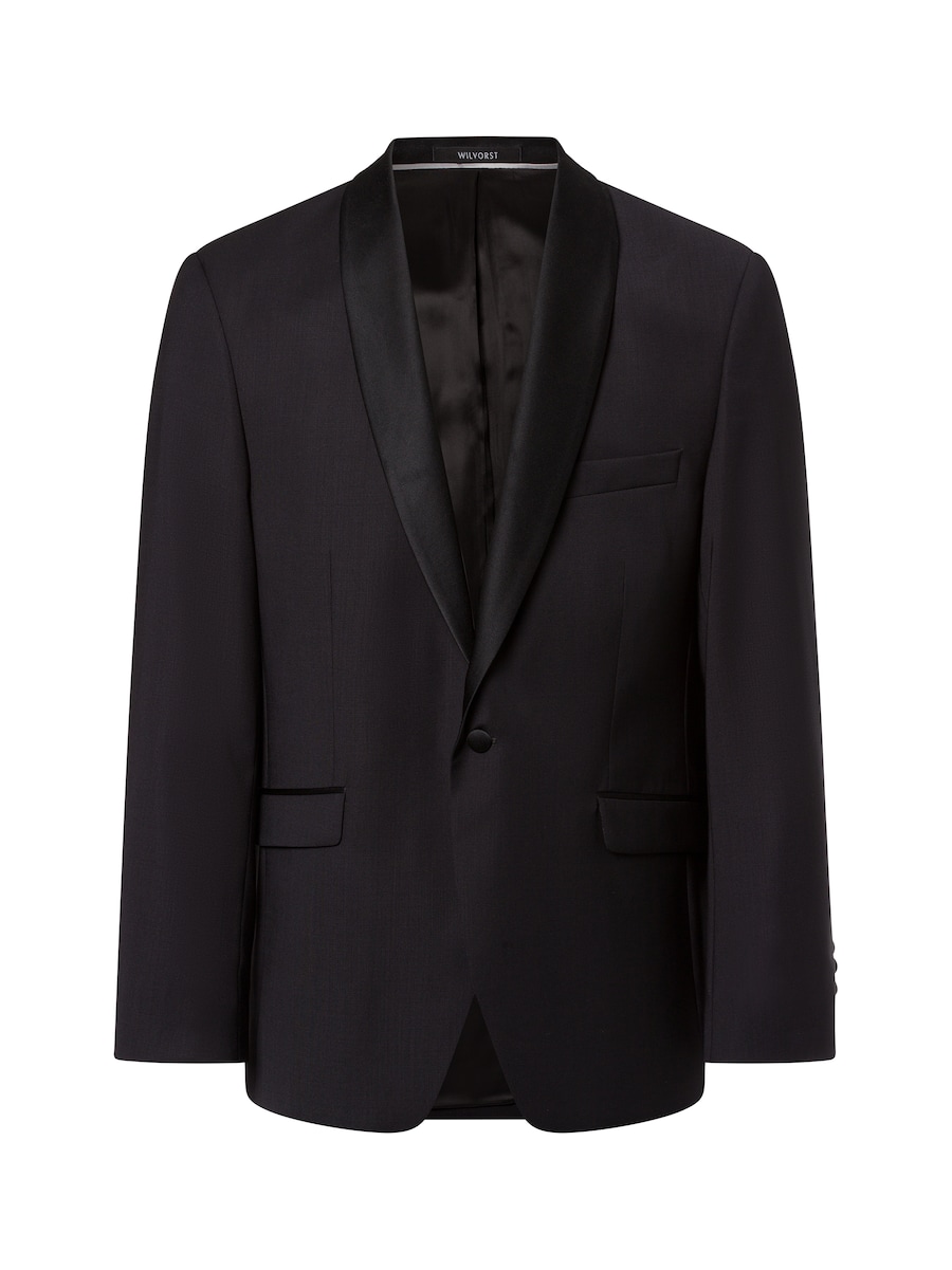 

Деловой пиджак прямого кроя WILVORST, черный