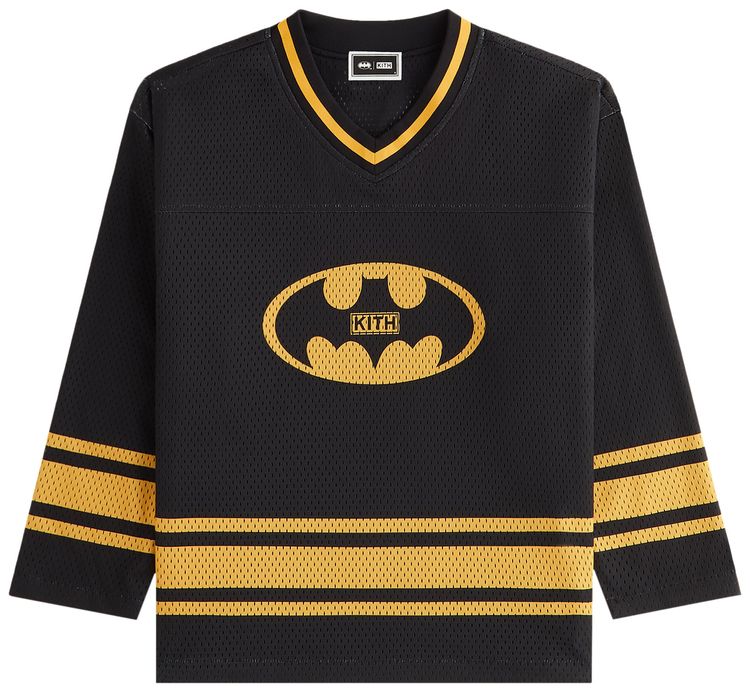 

Лонгслив Kith Kids x Batman Long-Sleeve Malik Jersey 'Black', черный
