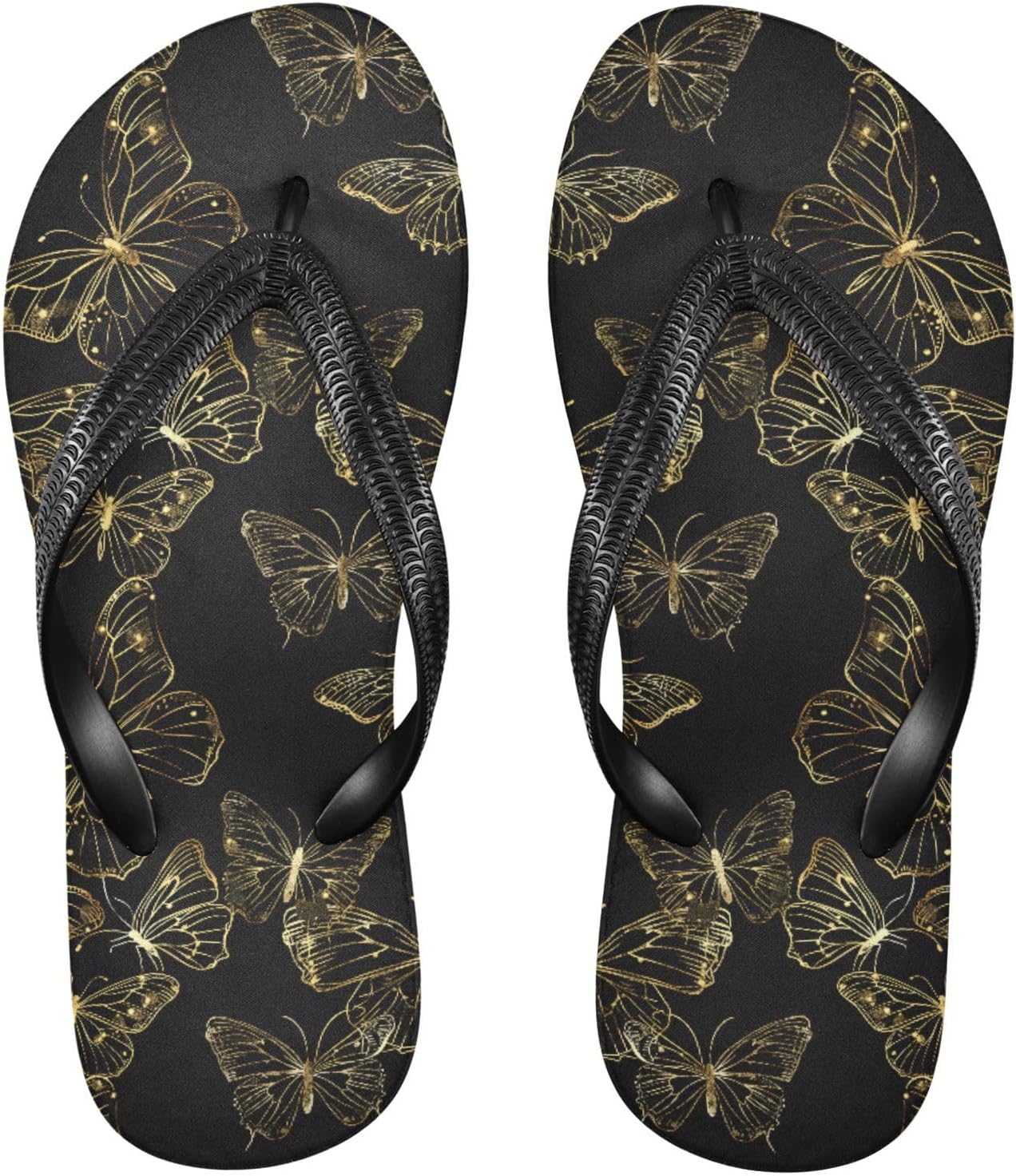 

Сланцы для женщин и мужчин с милым пингвином на луне и звезде, женские шлепанцы, мужские сандалии, душевые тапочки, летние нескользящие шлепанцы для плавания, пляжа и ванной Mnsruu, Butterfly I8409