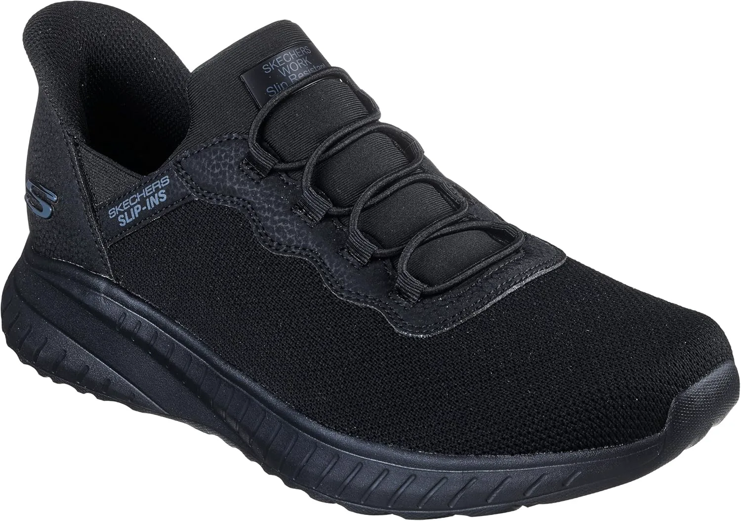 Мужские слипоны Skechers Hands Free Squad Chaos - обувь Stivig, черный — фото 4