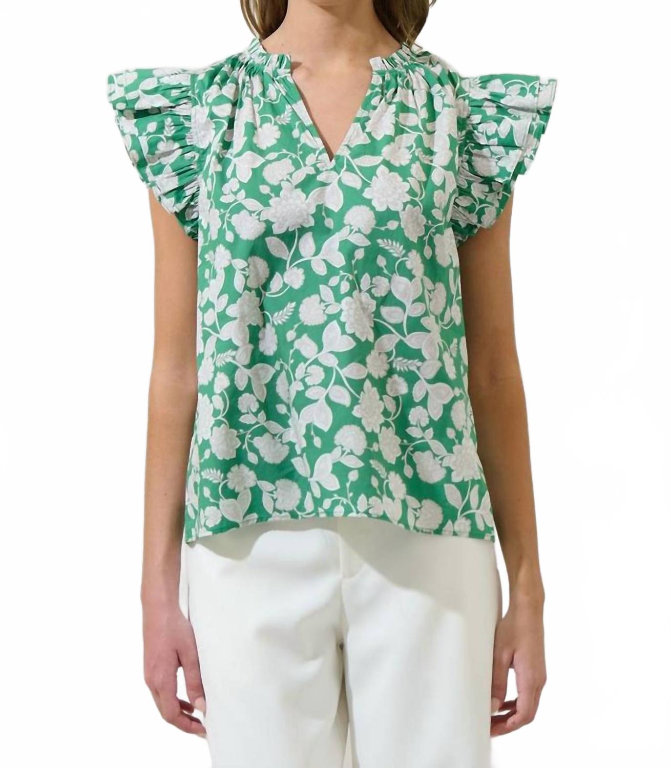 

Баксли Топ в зеленом SUGARLIPS