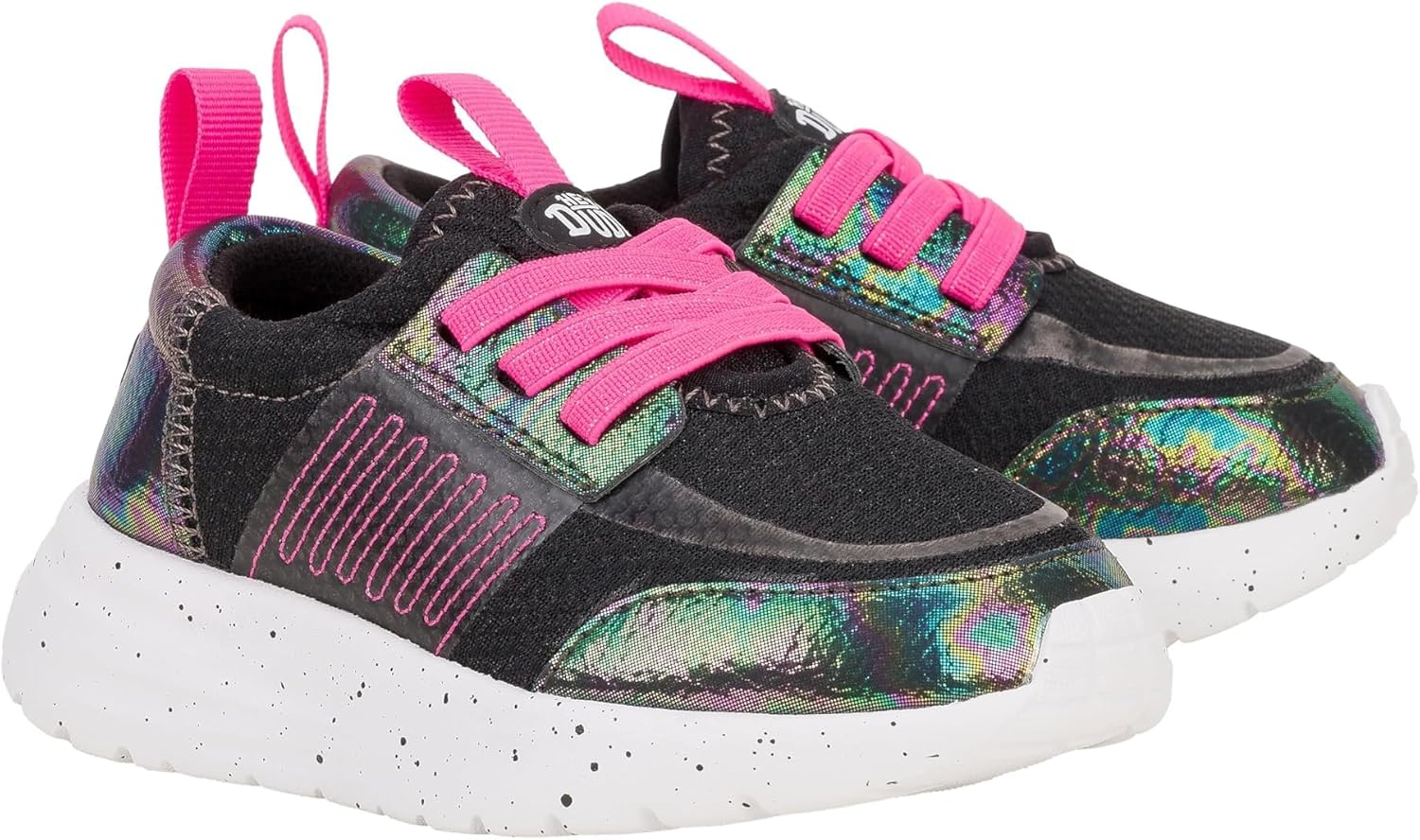 

Кроссовки Sirocco Play Brights (для малышей) Heydude, черный/розовый