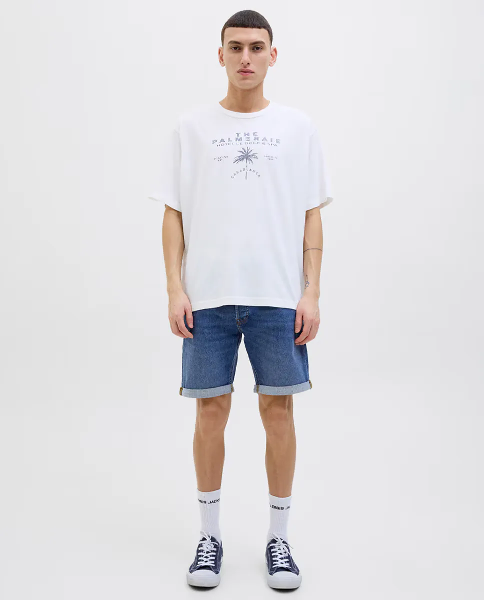 

Мужские джинсовые шорты-бермуды обычного кроя Jack & Jones, синий