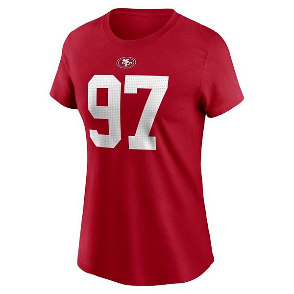 Футболка с именем и номером игрока Nick Bosa San Francisco 49ers Nike — фото 3
