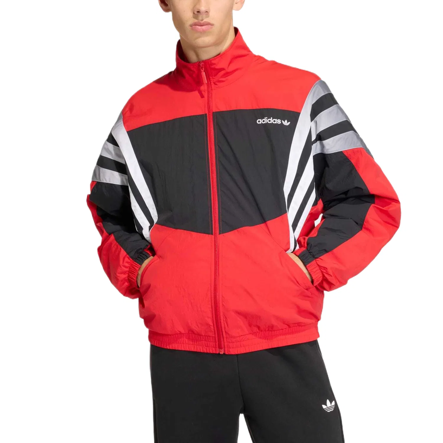 Куртка Santiago track Adidas Originals, Lustrous Scarlet — фото 3