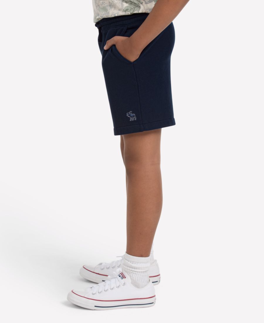 Детские флисовые шорты Essential abercrombie kids, Navy Blazer — фото 3