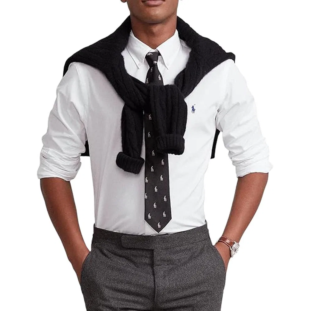 Рубашка Classic Version мужская Polo Ralph Lauren, White — фото 3