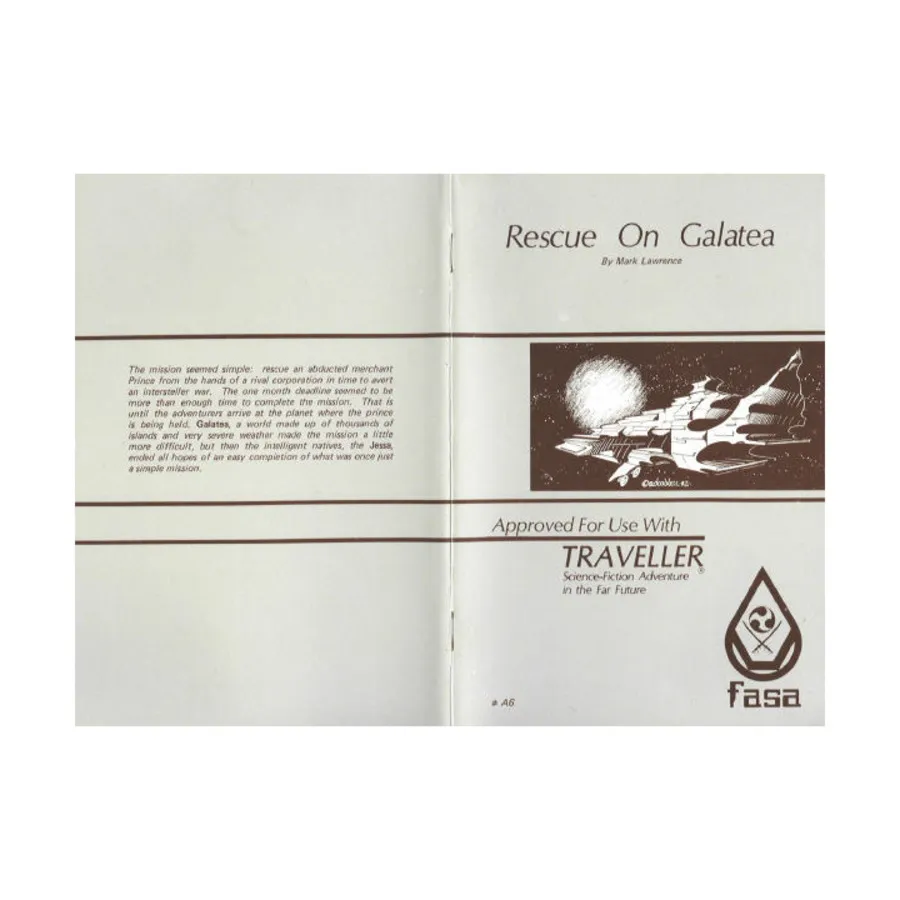

Модуль Rescue On Galatea, Traveller (FASA)