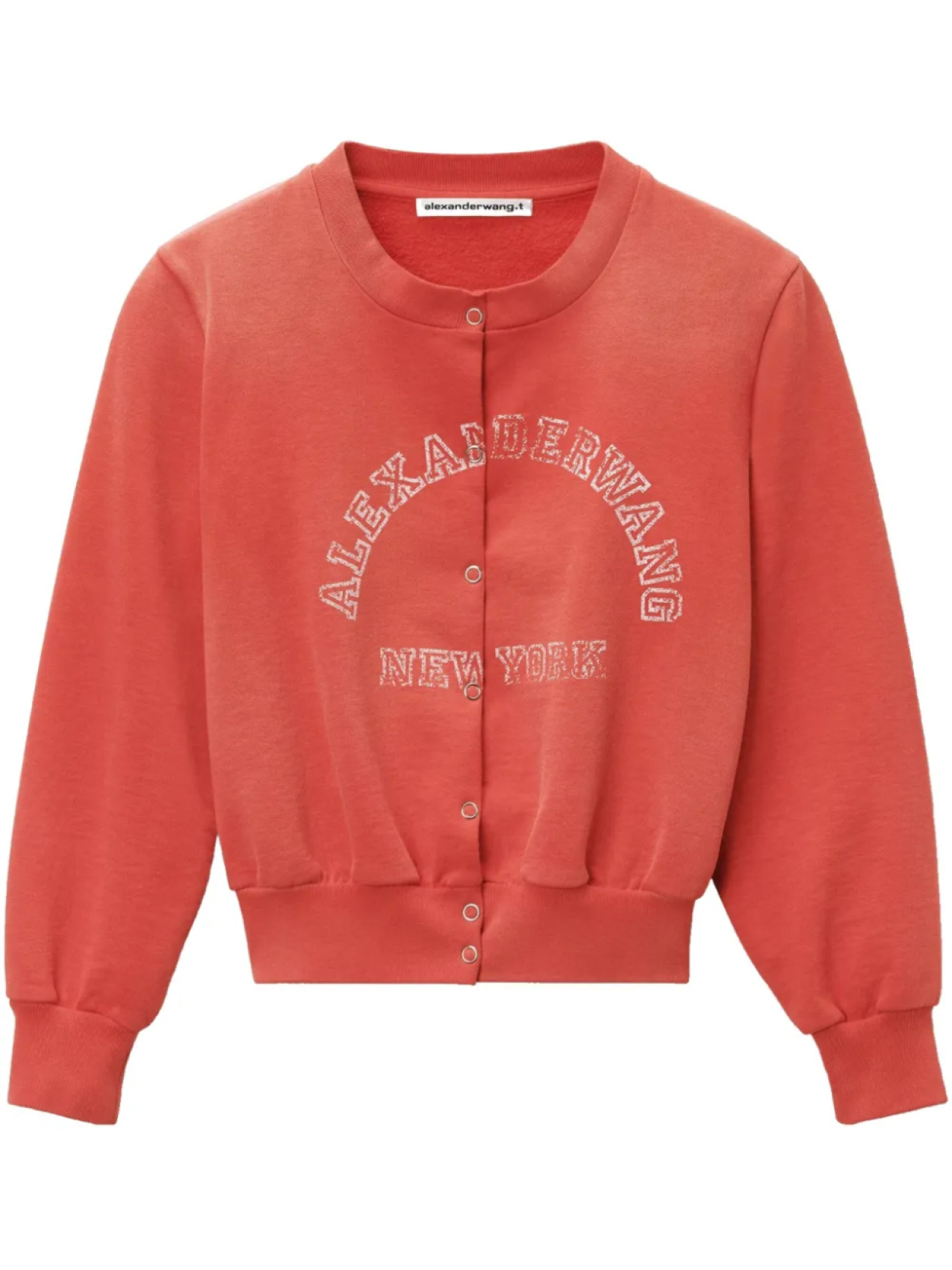 

Кардиган с логотипом Alexander Wang, красный