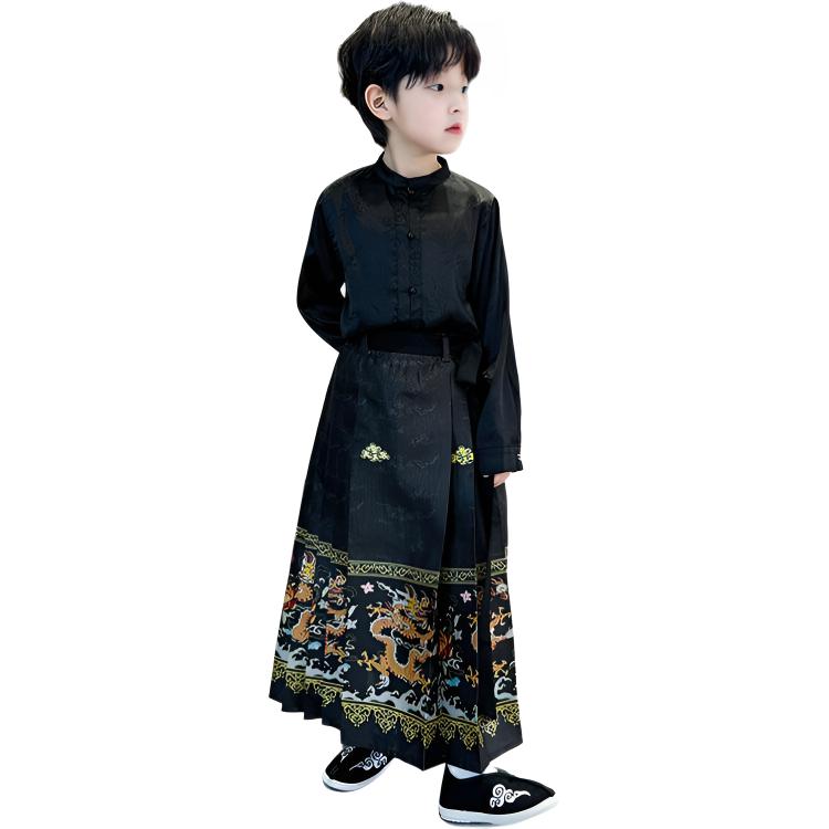 

Комплект с юбкой для детей 3-7 лет PROTECTCAMEL, черный set