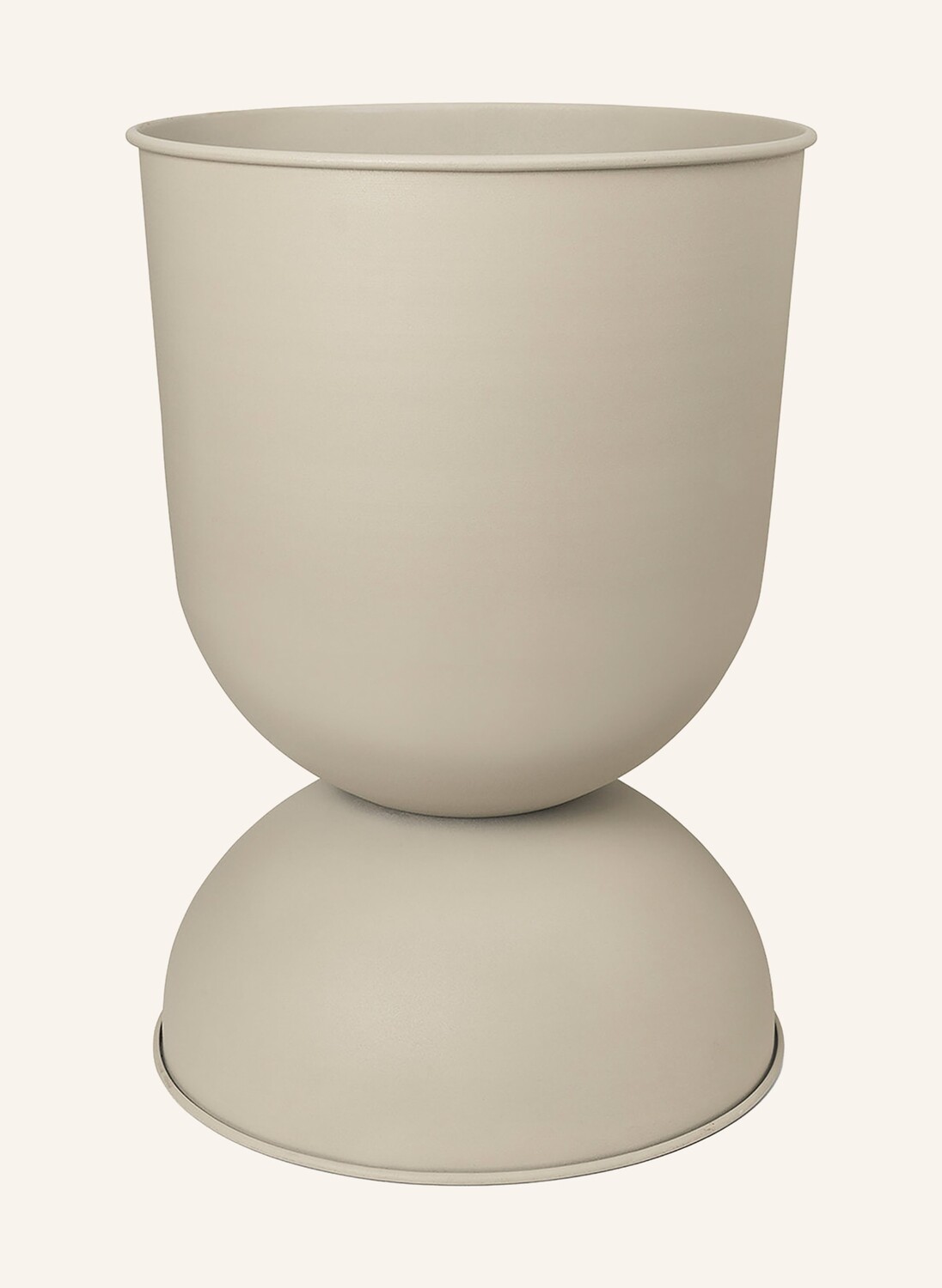 

Цветочный горшок Ferm Living HOURGLASS SMALL, высота 42,5 см, бежевый