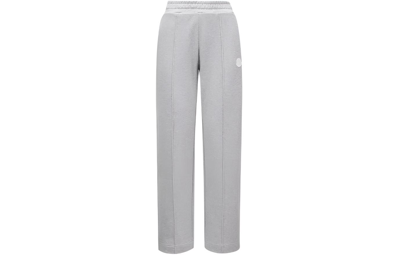 

Прямые спортивные брюки Moncler, серые