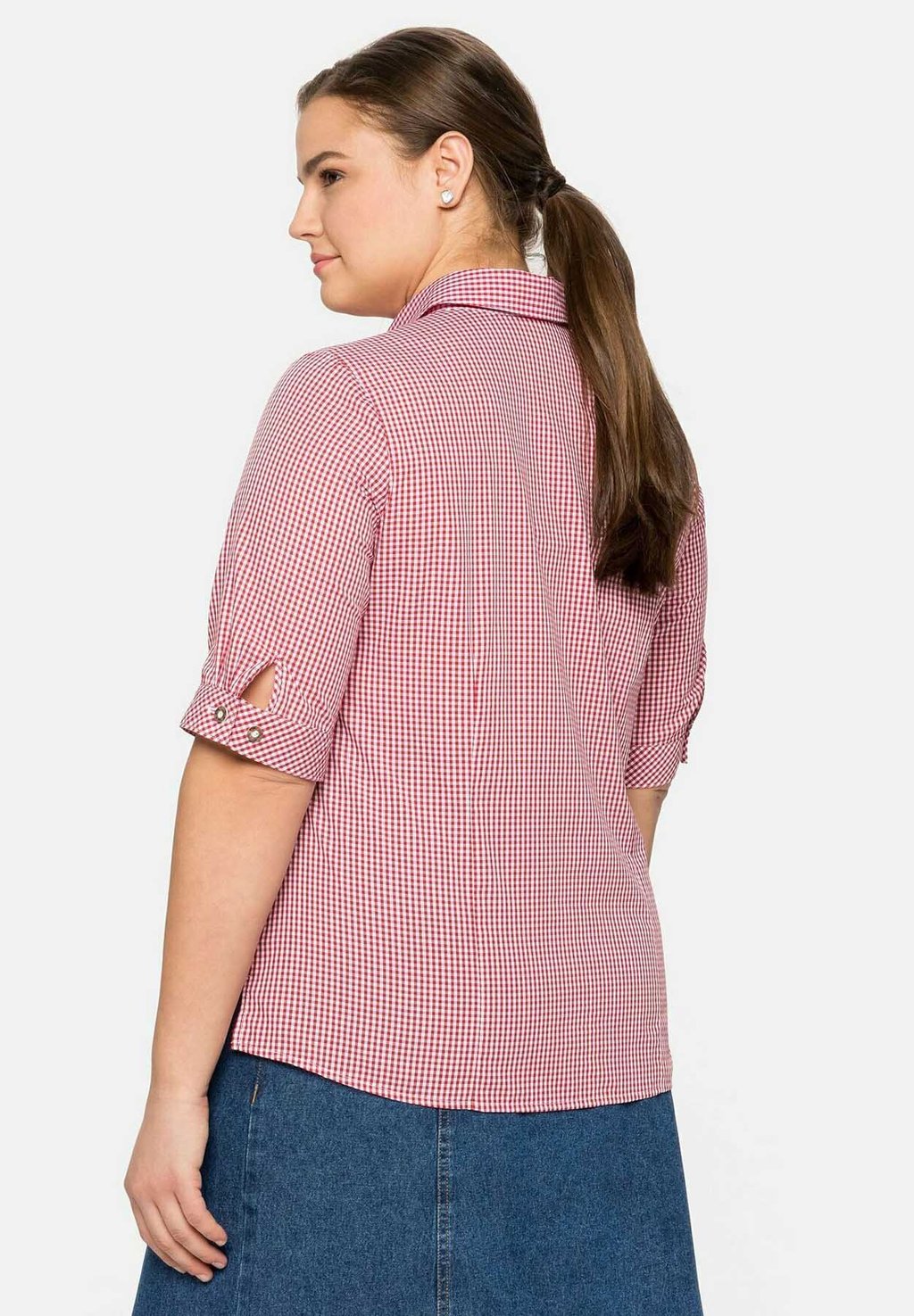 

Блузка на пуговицах Sheego, красный