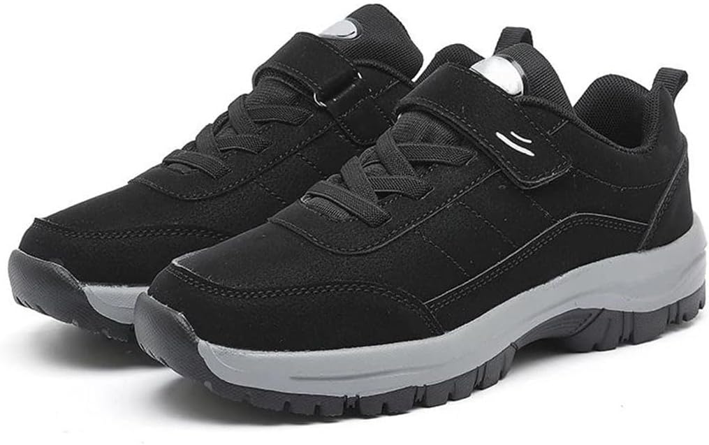 

Мужские походные кроссовки для улицы с противоскользящей подошвой и дышащим комфортом Generic, черный/серый