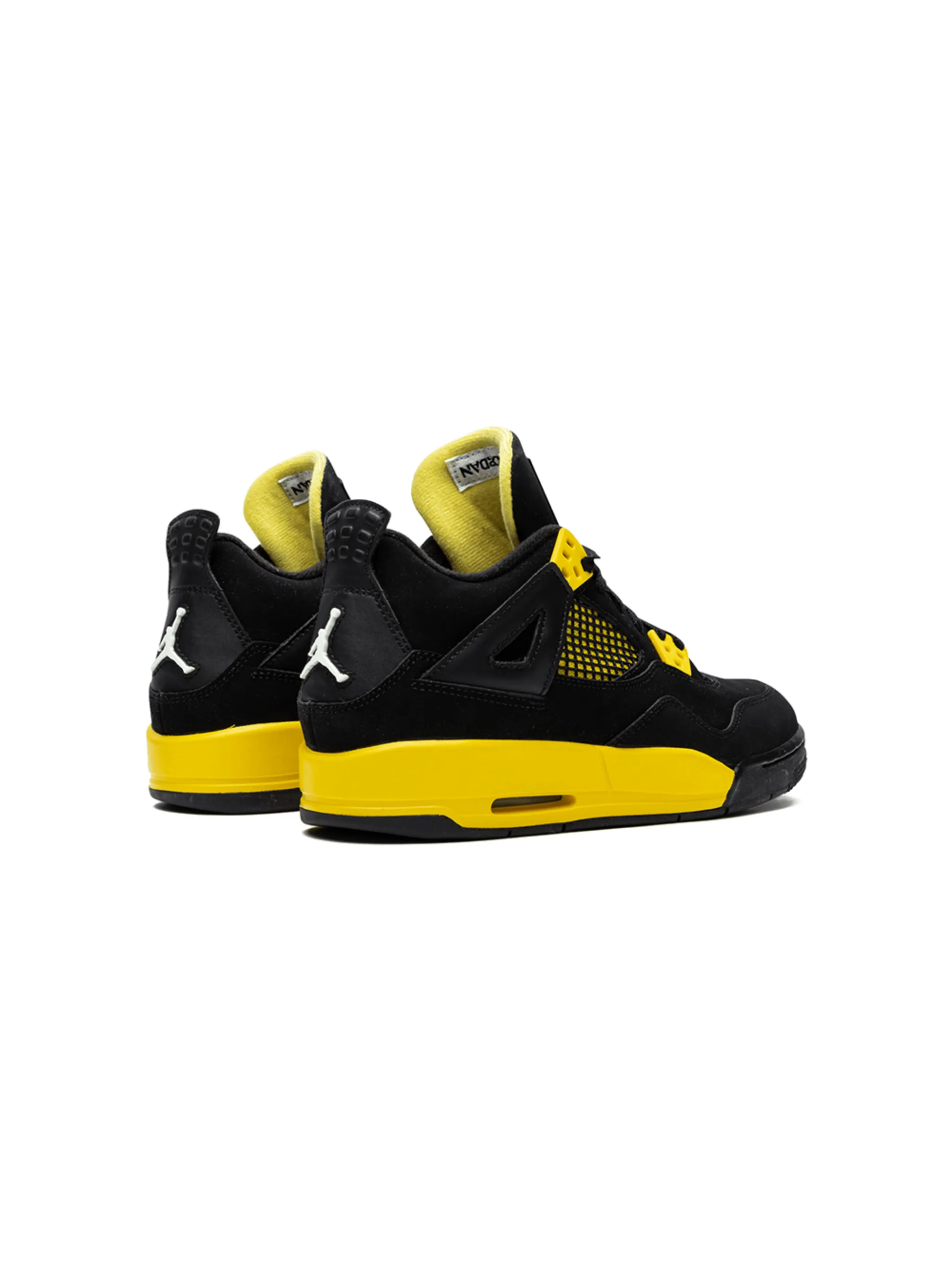 Кроссовки Air Jordan 4 Retro (GS) Jordan Kids, черный — фото 3