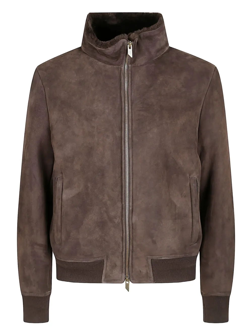 

Куртка из овчины на молнии Salvatore Santoro, коричневый