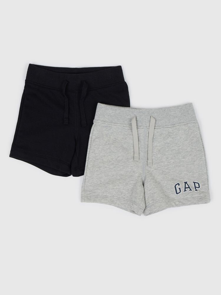 

Спортивные штаны с логотипом, 2 шт. Gap, мультиколор