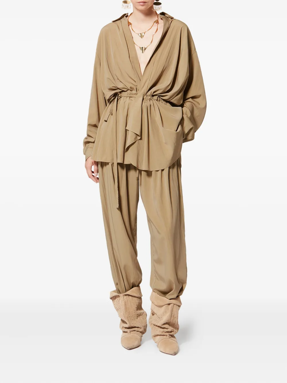 Куртка Keren с кулиской Isabel Marant, нейтральный — фото 2