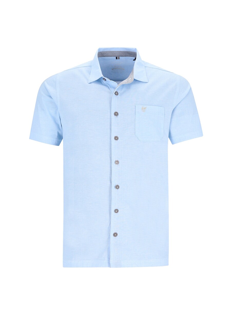 

Повседневная рубашка HAJO Regular fit Button Up Shirt Stay Fresh, светло-синий