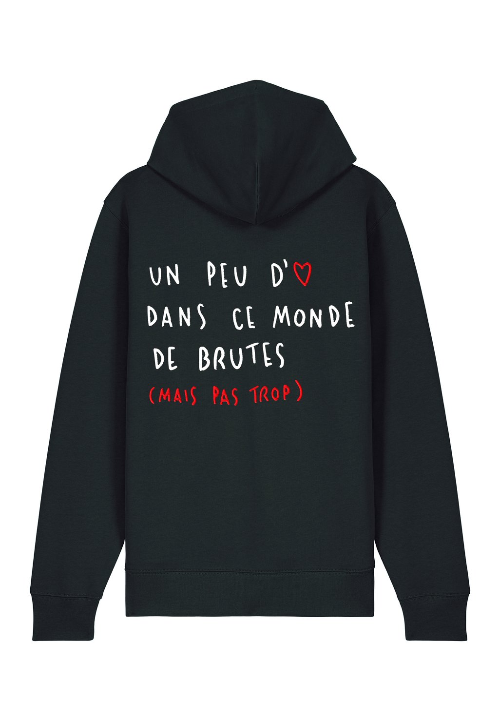 

Толстовка на молнии BRUTE BACK EMBROIDERY Mira Paris, черный