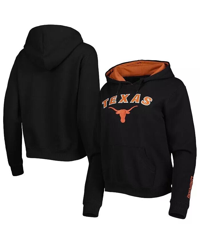 

Женский пуловер с капюшоном Texas Longhorns Arch & Logo Colosseum, белый