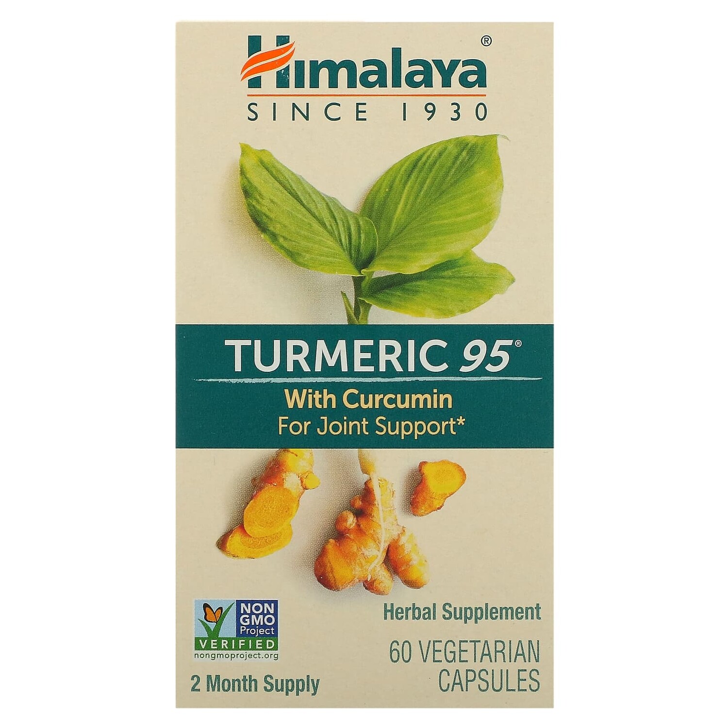 

Himalaya Turmeric 95 с куркумином 60 вегетарианских капсул