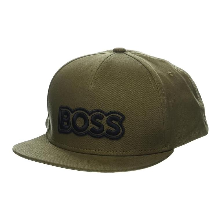 

HUGO BOSS Бейсболка мужская хлопковая, армейского зеленого цвета
