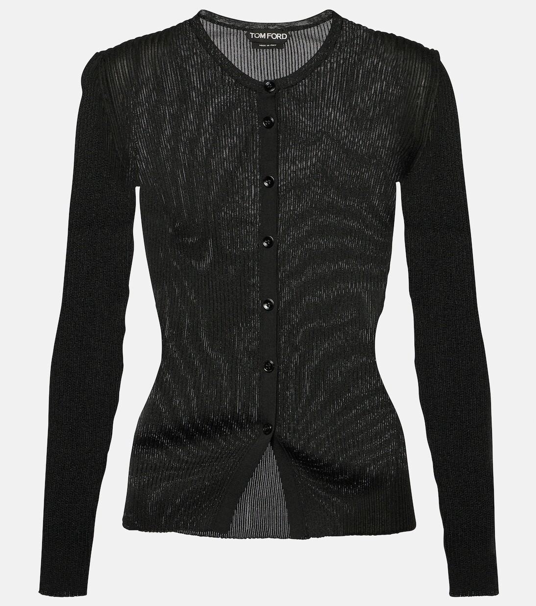 

Кардиган рельефной вязки Tom Ford, черный