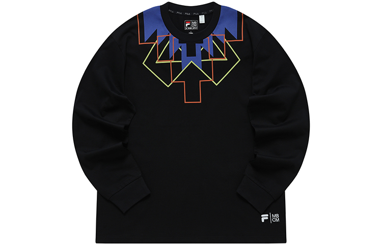 

FILA FUSION Футболка унисекс MARCELO BURLON COUNTY OF MILAN, черная как смоль