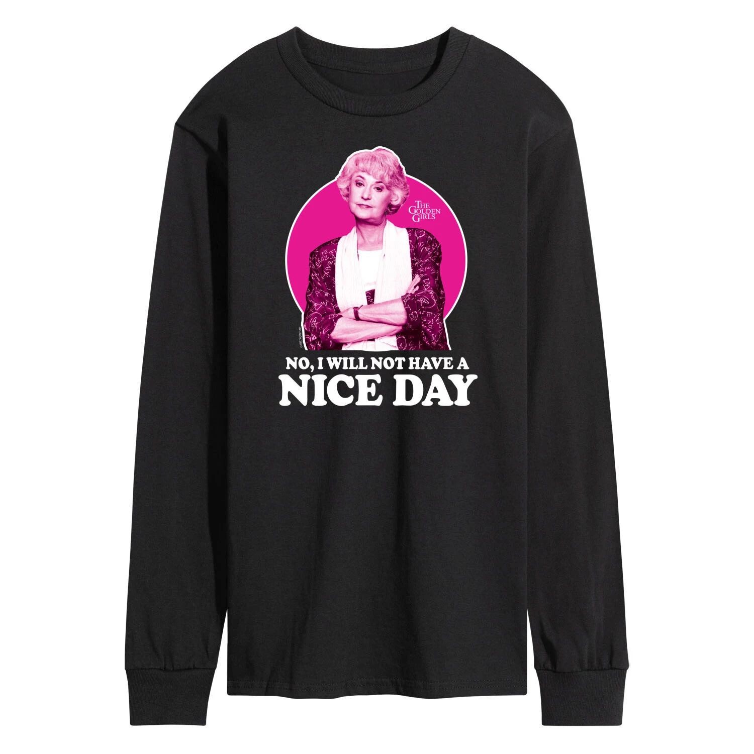 

Мужская футболка Golden Girls Have Nice Day с длинными рукавами Licensed Character