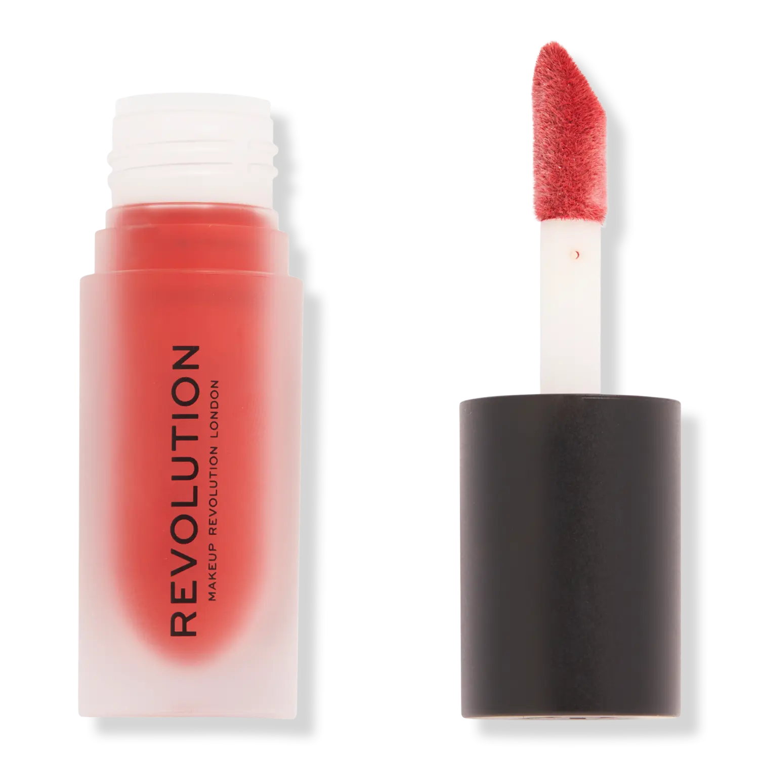 

Жидкая матовая помада Matte Bomb Revolution Beauty, Lure Red (sultry bright red)