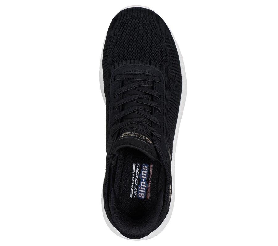 SKECHERS Женские кроссовки BOBS SQUAD CHAOS CURRENT MUSE Slip-On, черные — фото 2