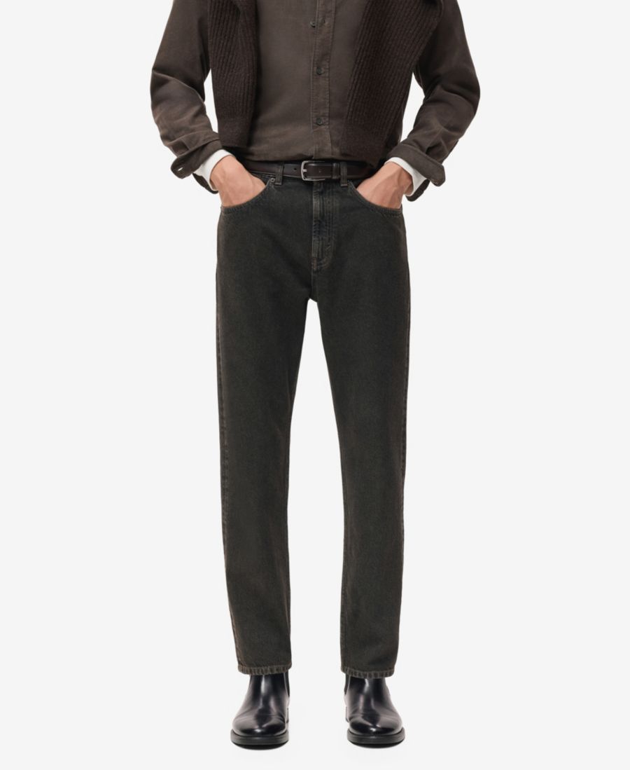 

Мужские джинсы Lori зауженного кроя MANGO, Brown