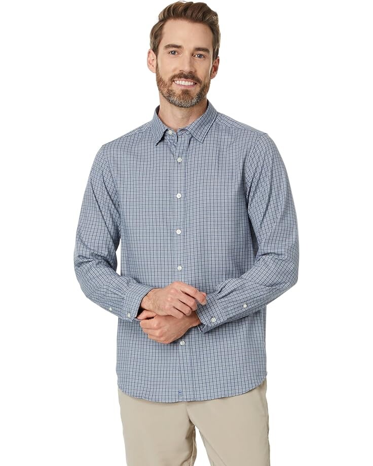 

Рубашка Vineyard Vines OTG Brushed Twill Shirt, цвет Gray Harbor PLD 1