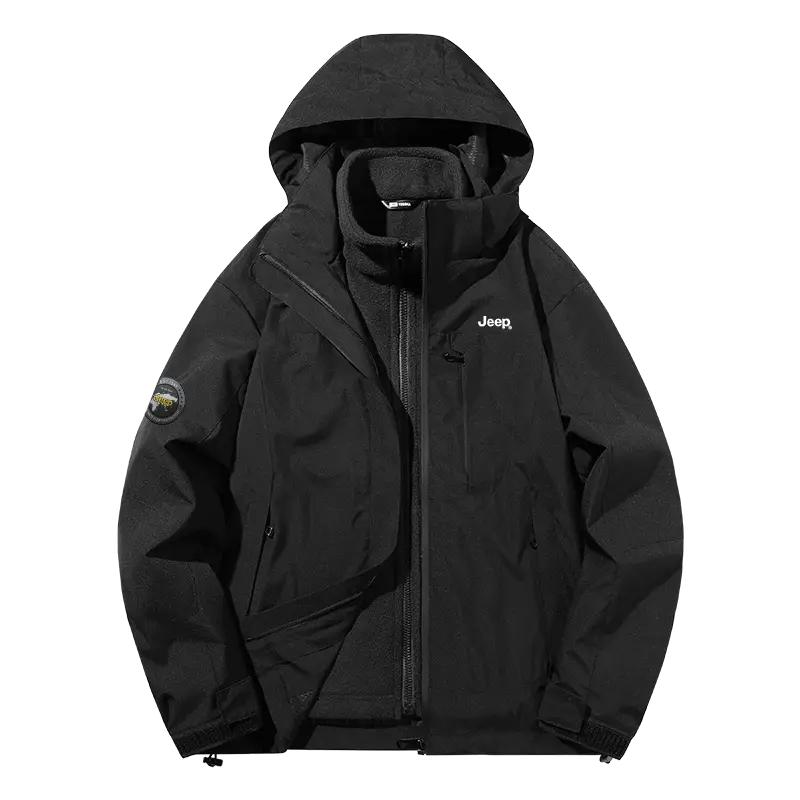 

Jeep Ветрозащитная термо куртка унисекс, Pure Black[Includes Fleece Liner]