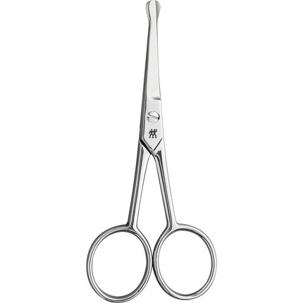 

ZWILLING Ножницы для волос в носу и ушах Ножницы для бороды из нержавеющей стали с прямым закругленным кончиком, серебро