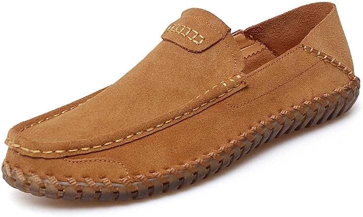 

Мужские повседневные кроссовки низкие, удобные с противоскользящей подошвой, для прогулок на улице, деловых поездок и путешествий в любое время года Hoalox, коричневый