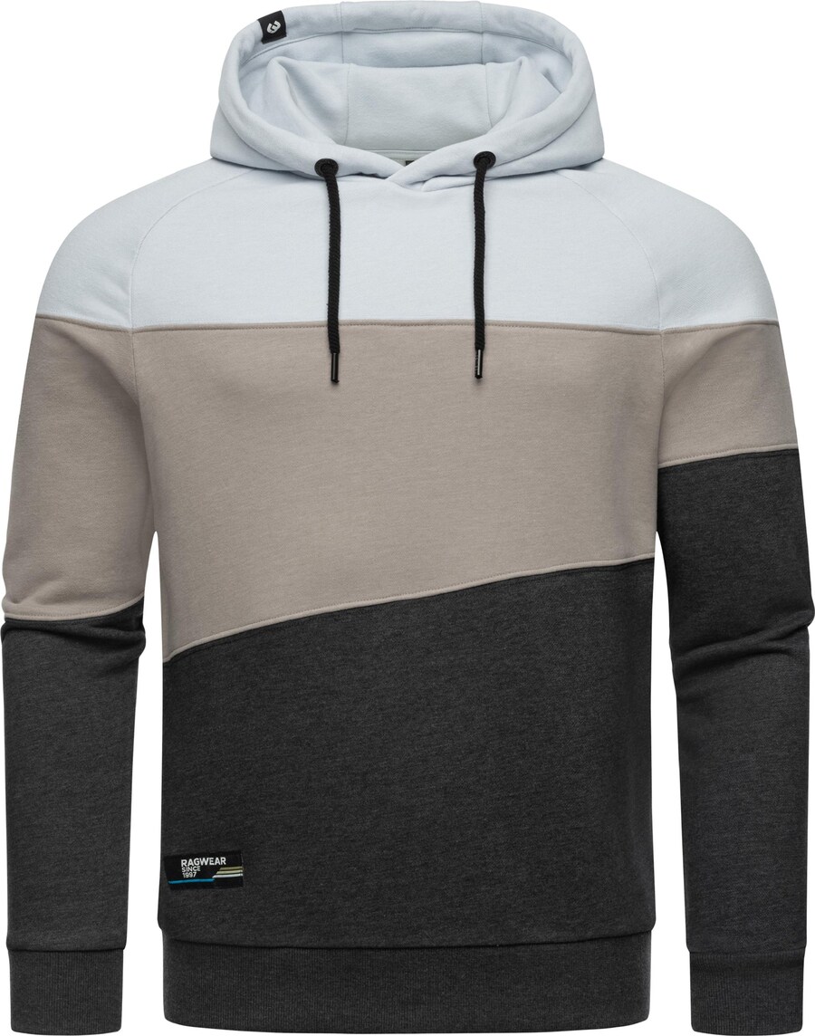 

Толстовка Ragwear Thres, цвет Taupe/Anthracite/Light grey
