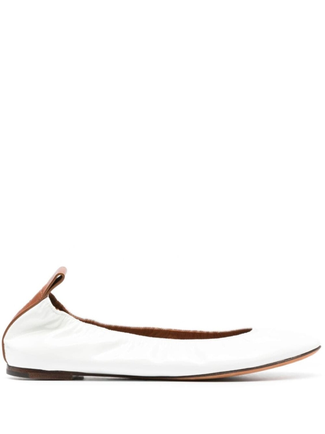 

Lanvin лакированные балетки, белый