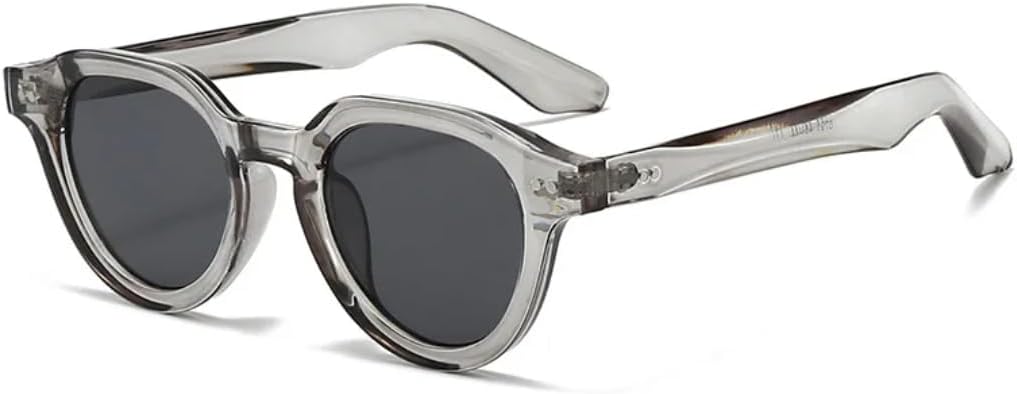 

Модные солнцезащитные очки для мужчин и женщин, для наблюдения за закатом, повседневные, для путешествий, солнцезащитные очки с защитой от УФ-излучения UV400, овальной формы TVTBBVV, Gray Gray